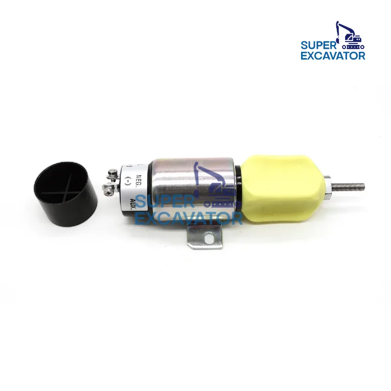 Excavator Spare Parts Accessories 12V Stop shutoff Shut dwon Solenoid Valve 1751-12E2U1B1S1 1700-2501 for CUMMINS Diesel Engine