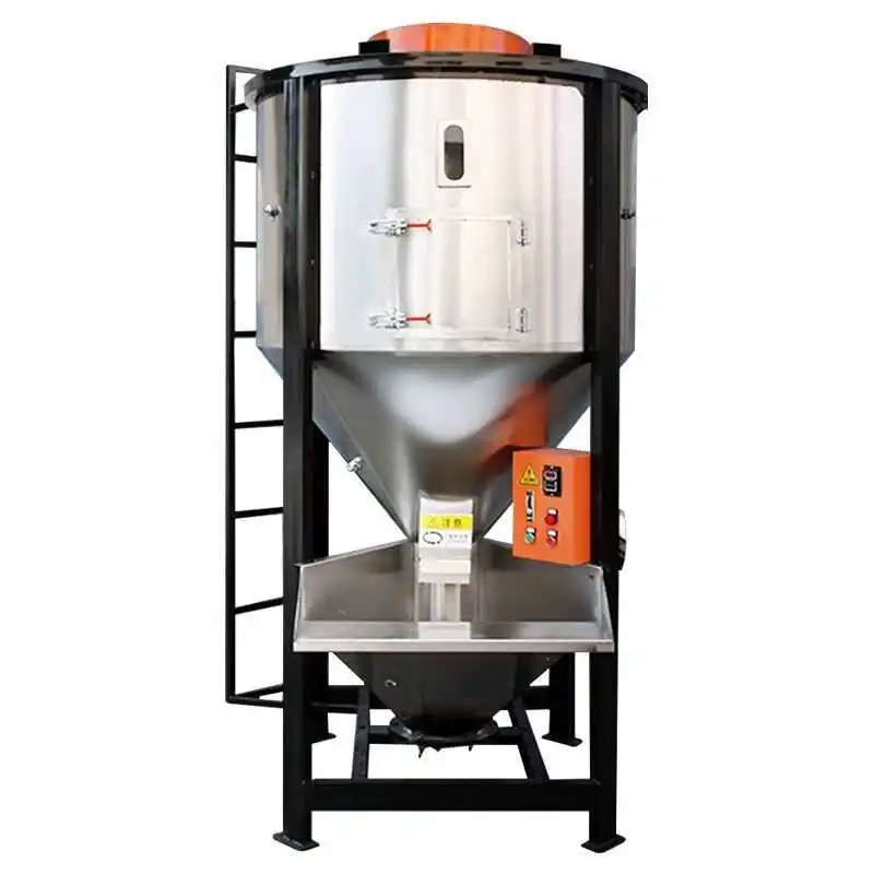 Large vertical stainless steel mixer, feed heating corn kernels dryer for farms