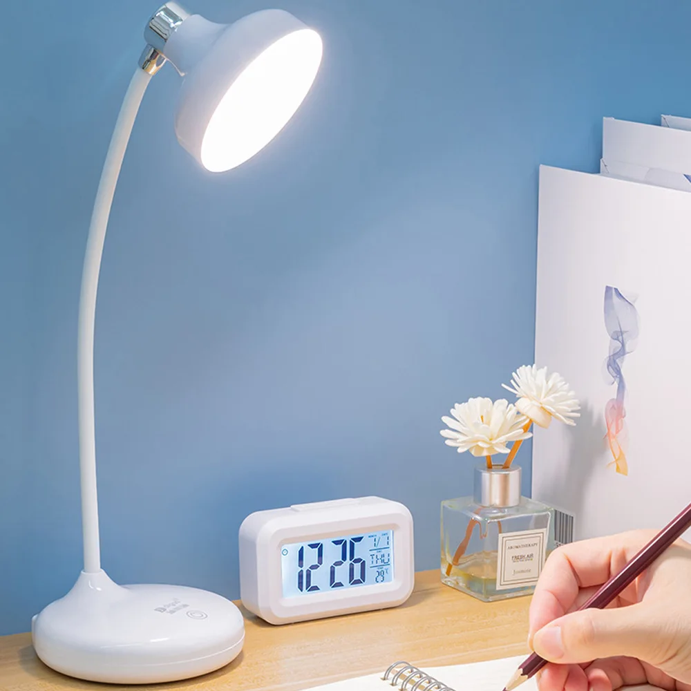 

LED desk lamp reading eye protection study students dormitory bedroom reading lamp USB rechargeable desk lamp