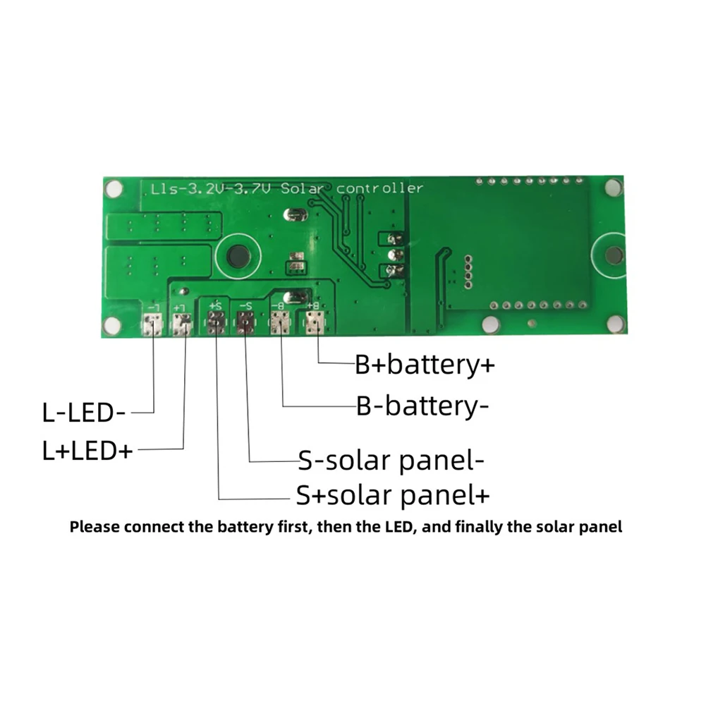 3.2V 3.7V Solar Street Light Driver Board Microwave Radar Human Body Induction Solar Light Circuit Board with Remote Control