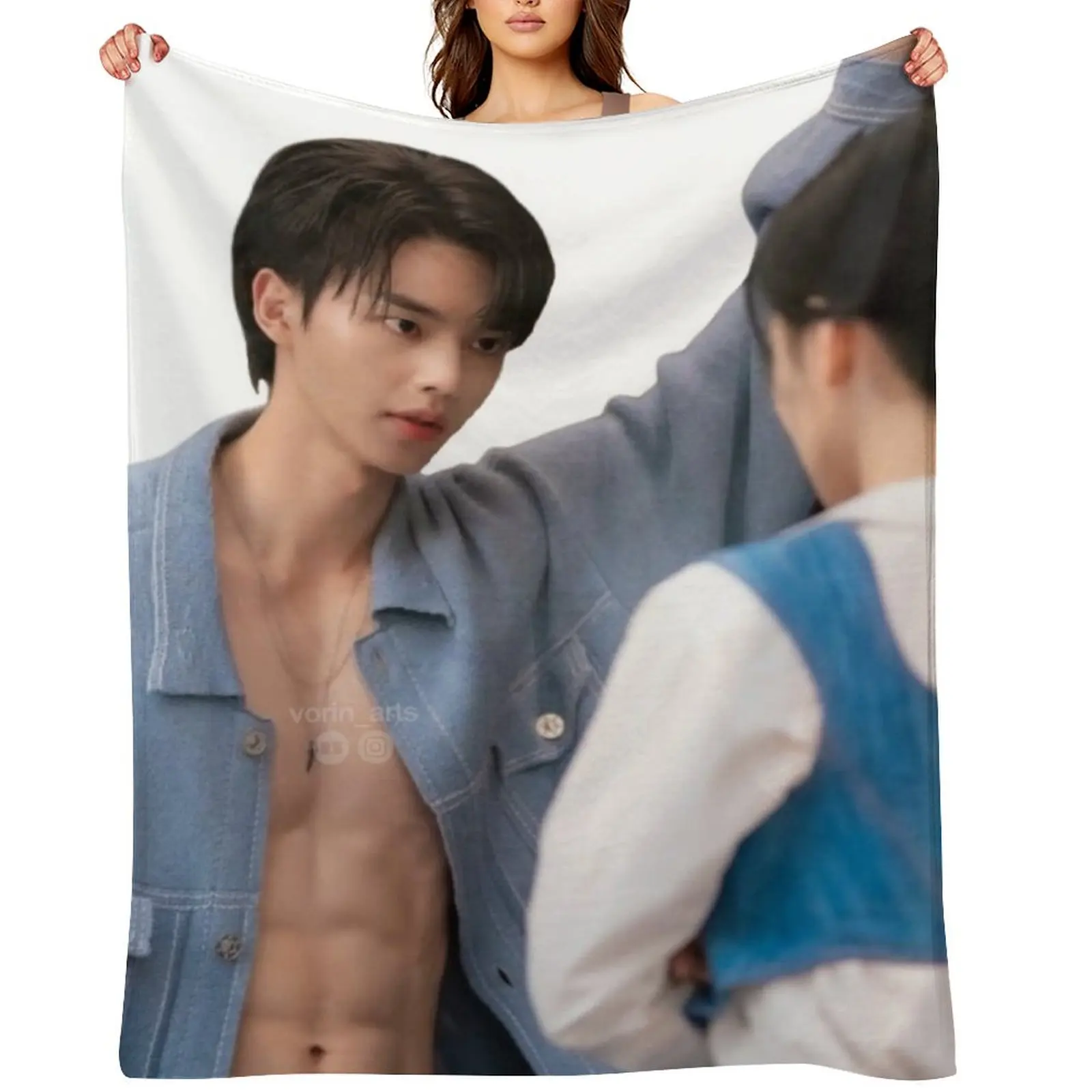 

My demon Song Kang and Kim Yoo-jung Throw Blanket Plush for babies decorative Baby Blankets