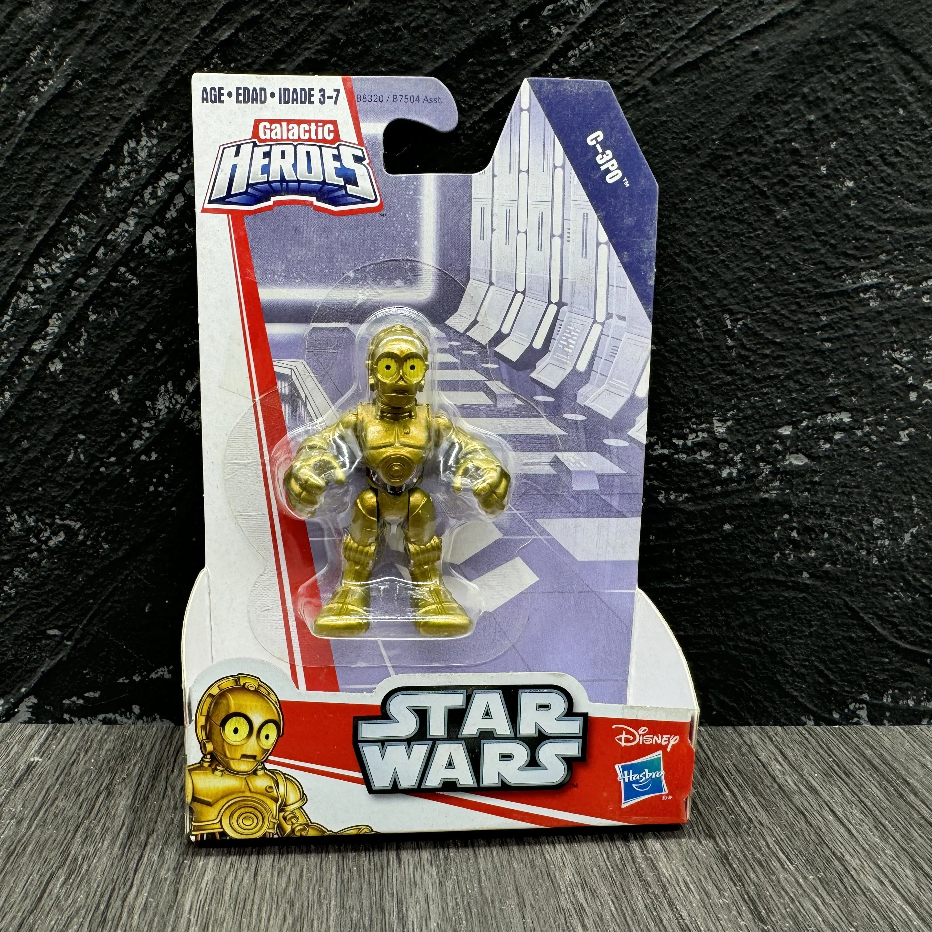 Hasbro Star Wars Darth Vader C-3PO Stormtrooper Q Version Action Figures Joints Movable Doll with Weapon Kids Gifts No Box