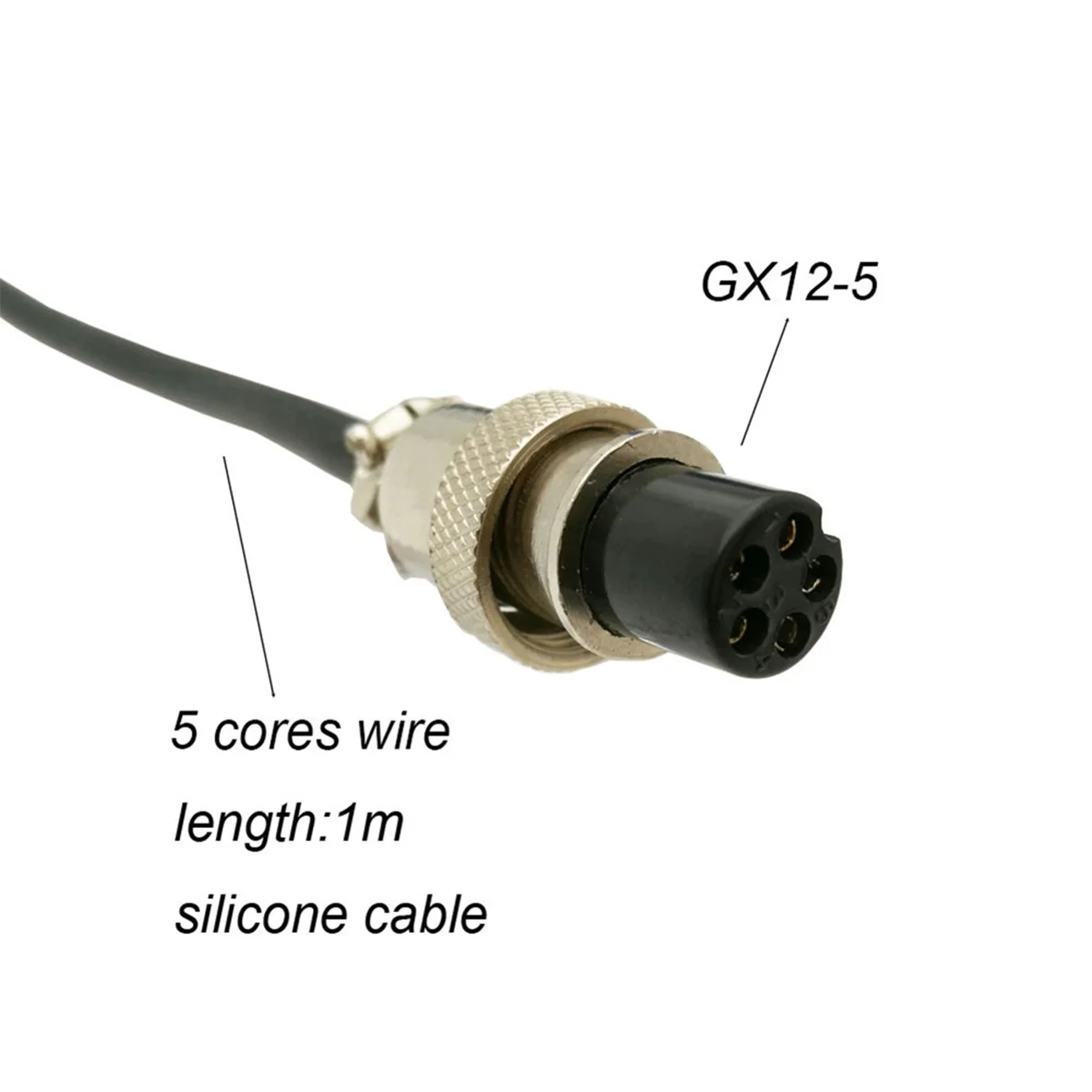 

【New User Coupon】Soldering Handle 5-Core Wiring for T12 Soldering Iron Station High Temperature-Resistant Silicone Handle STM32