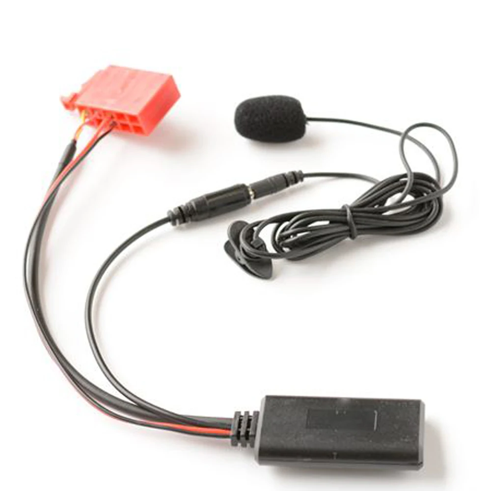 Car bluetooth Wireless Microphone Adapter Stereo  AUX IN Music For Mercedes W124 W140 W202 W210 R129 BE2210 BE1650