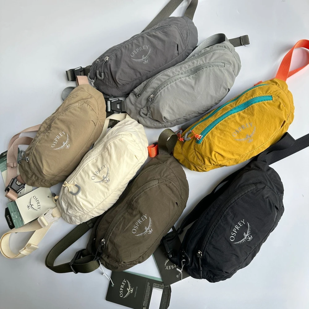 OSPREY riñonera portátil de compresión ultraligera para deportes al aire libre impermeable, portátil y ligera para senderismo