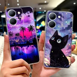 New Design Phone Case For Vivo Y36 5G (V2248) / Y27 5G (V2302) Clear TPU Slim Back Cover For Vivo Y36 Y27 5G Soft Silicone Cases