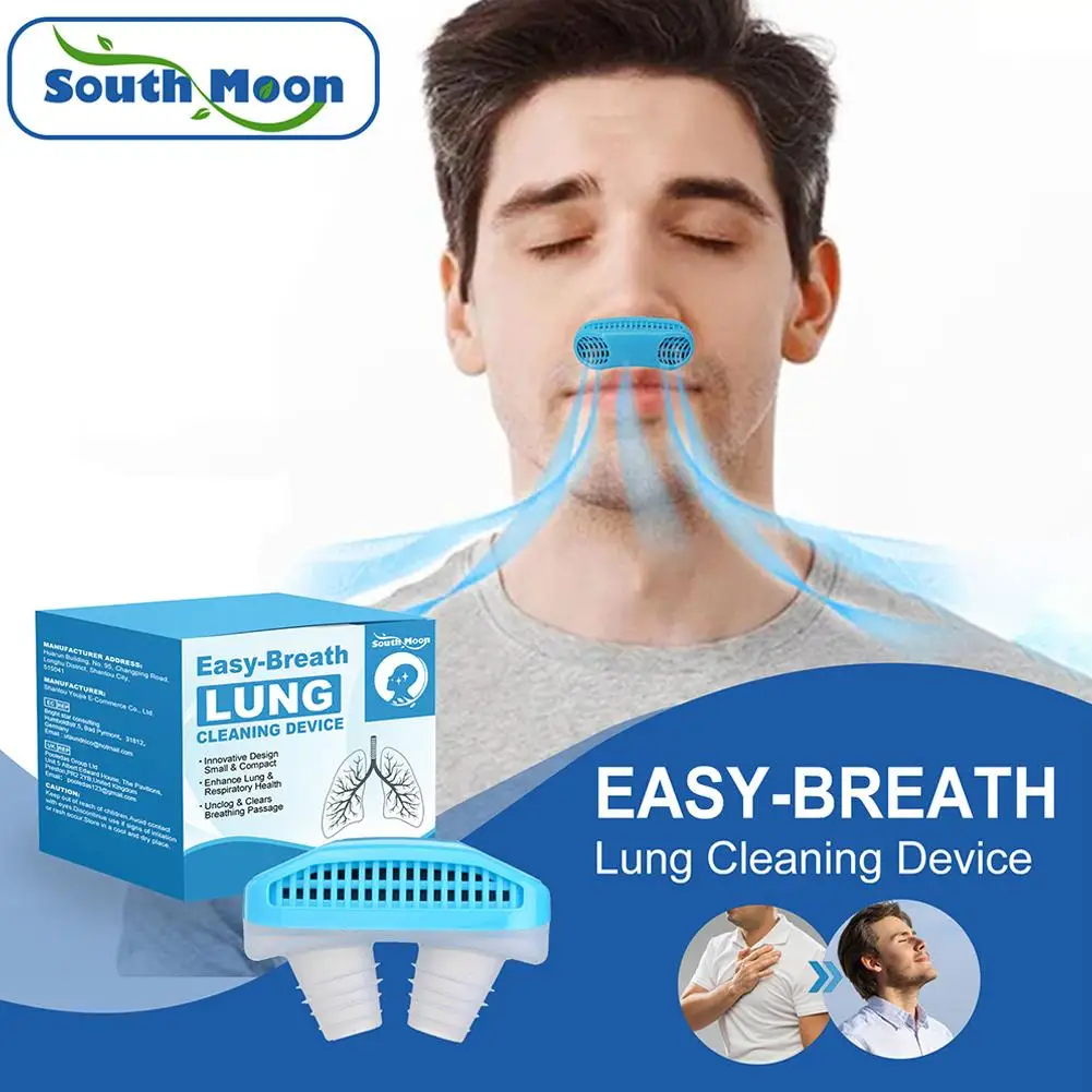 Lungs Cleaning Treatment Device Cough Asthma Relief Improve Nasal Congestion Smooth Breathing Relax Stress Detox Lungs Cleaner