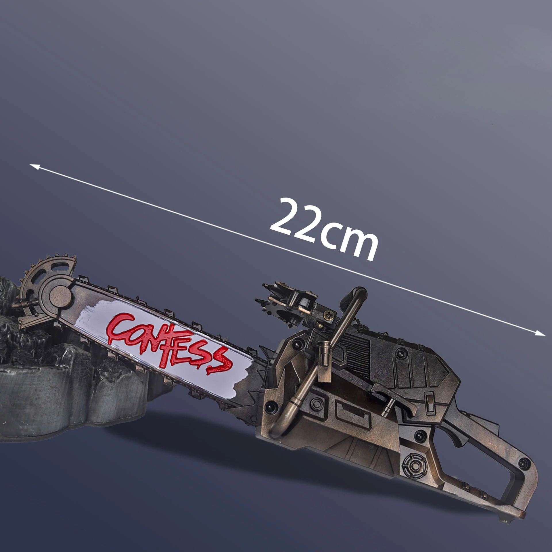 15 cm Delta Operation Gioco Lama per sega a catena Puntelli Modello Periferiche di gioco Ornamenti per il desktop Collezione Artigianato Regalo Giocattolo per bambini