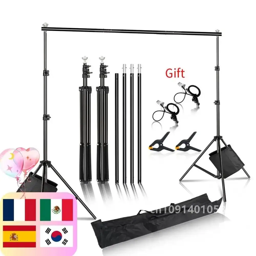 Photography Background Stand for Photo Studio Backdrops Support System Frame Ceremony Wedding Party You tube Video Live