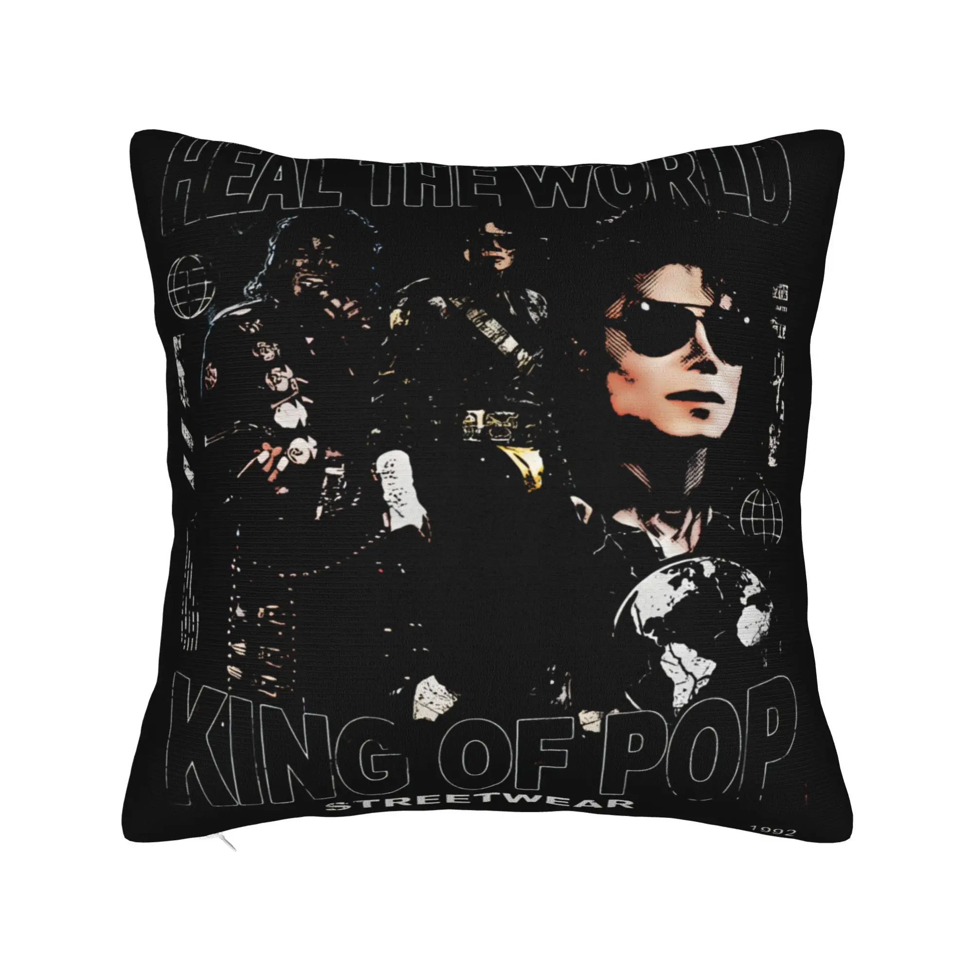 Pillow Case Michael Jackson Heal The World Custom  Pillow Cover For Chair Sofa Home Decor Fashion Pillowcases
