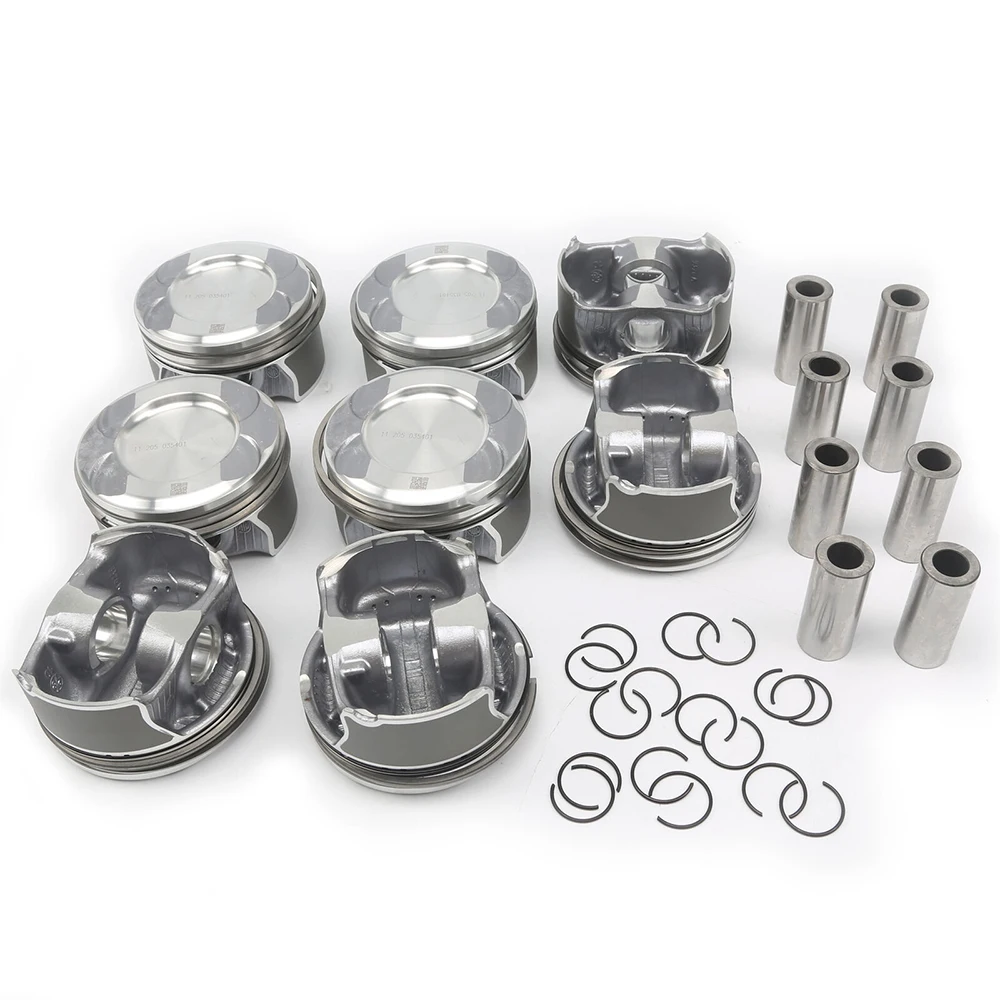 8PCS A2780302317 Engine Pistons Kit Φ92.9mm Φ24mm For Benz X166 W166 W221 W222 GL500 S500 M278 GLS500 E500 ML500 4.6L 4.7L