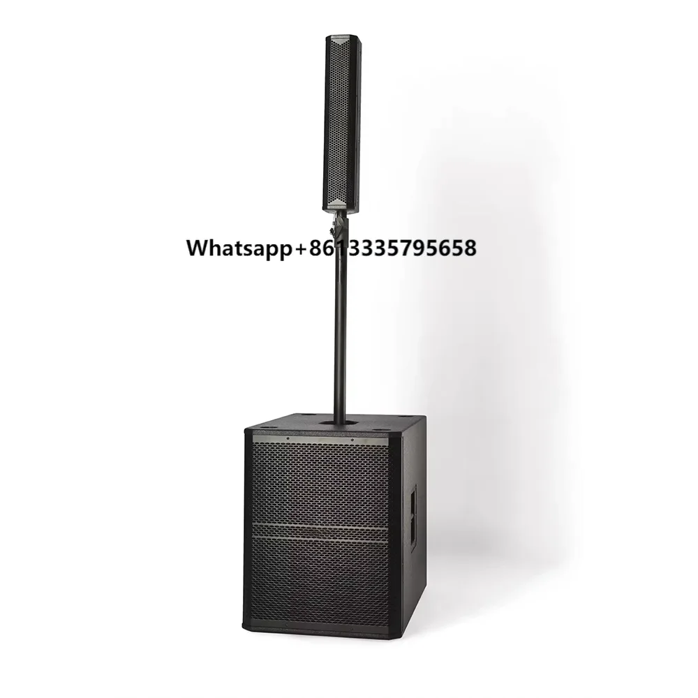 

Active 15 Inch Subwoofer + 4_3_ Array Column 2-way Powered Pa Speaker System Stereo Hifi Audio System Array Speaker