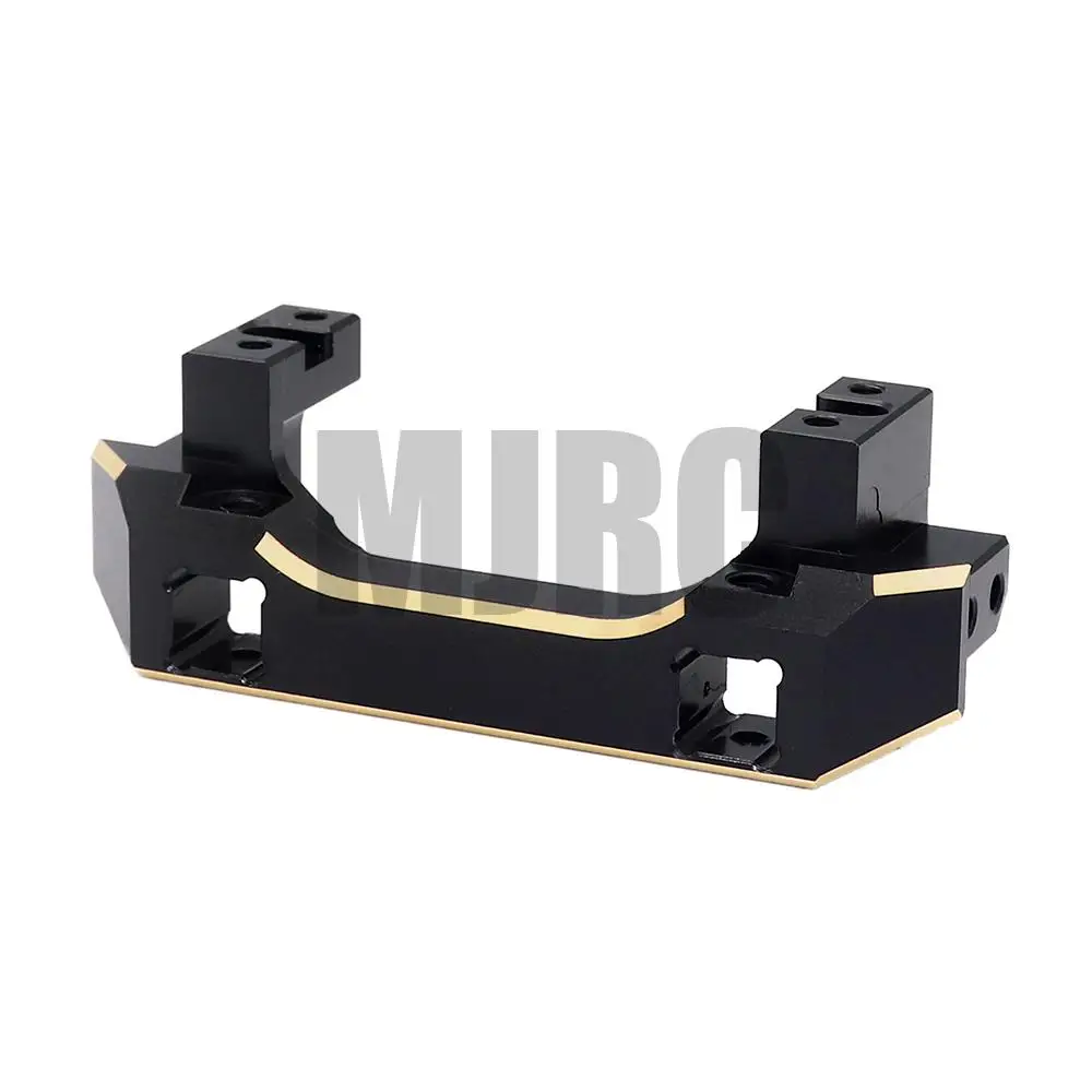 Soporte de engranaje de dirección delantero Ajrc, asiento de engranaje de dirección ponderado de cobre puro para simulación de coche de escalada Trax Trx4 Defender