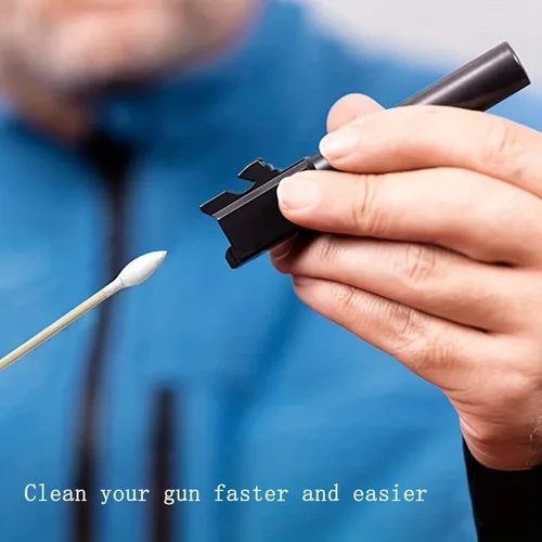 Imagen 2 del producto 100/300PCS 6 pulgadas Puntas de precisión Hisopos de algodón - Bastoncillos largos de madera Hisopos de algodón puntiagudos con estuche - Algodón