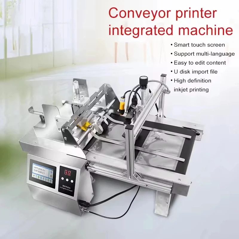 

DG-127 Автоматический онлайн-принтер для струйной печати, пластиковый пакет, картонная коробка, мини-машина для пейджинга, маленькая подача бумаги Lel