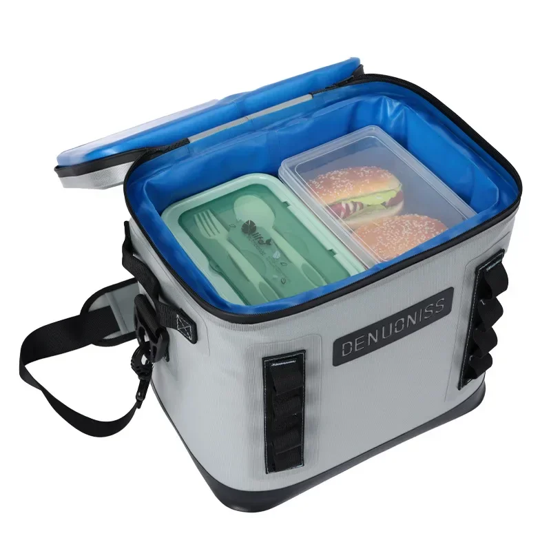 Thermal Bag for Food Camping Box Storage Insulated Ice Pack Cool Box Luxury Designs with Shoulder Strap Backpack Cooler Outdoor