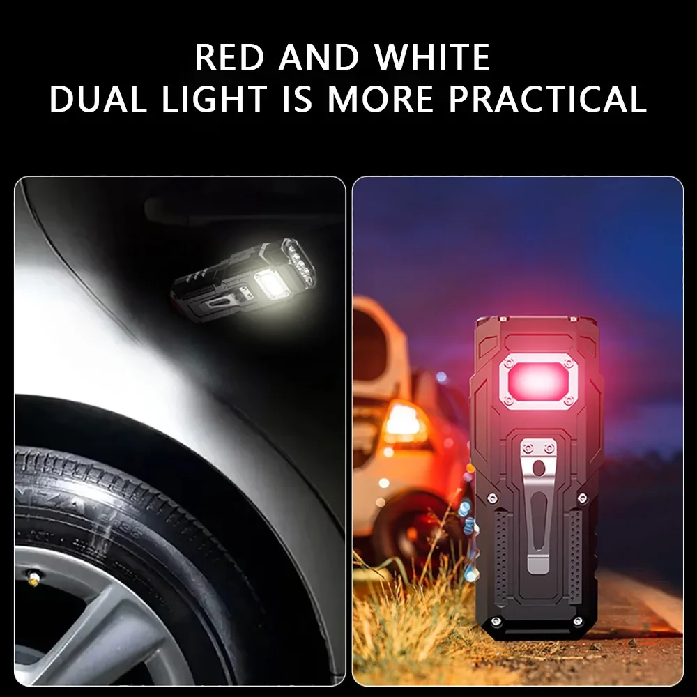 Super Bright Powerful Flashlight 8 LED With Tail Magnetic COB Side Light Strong High Power Camping Emergencies Searchlight Torch image 4