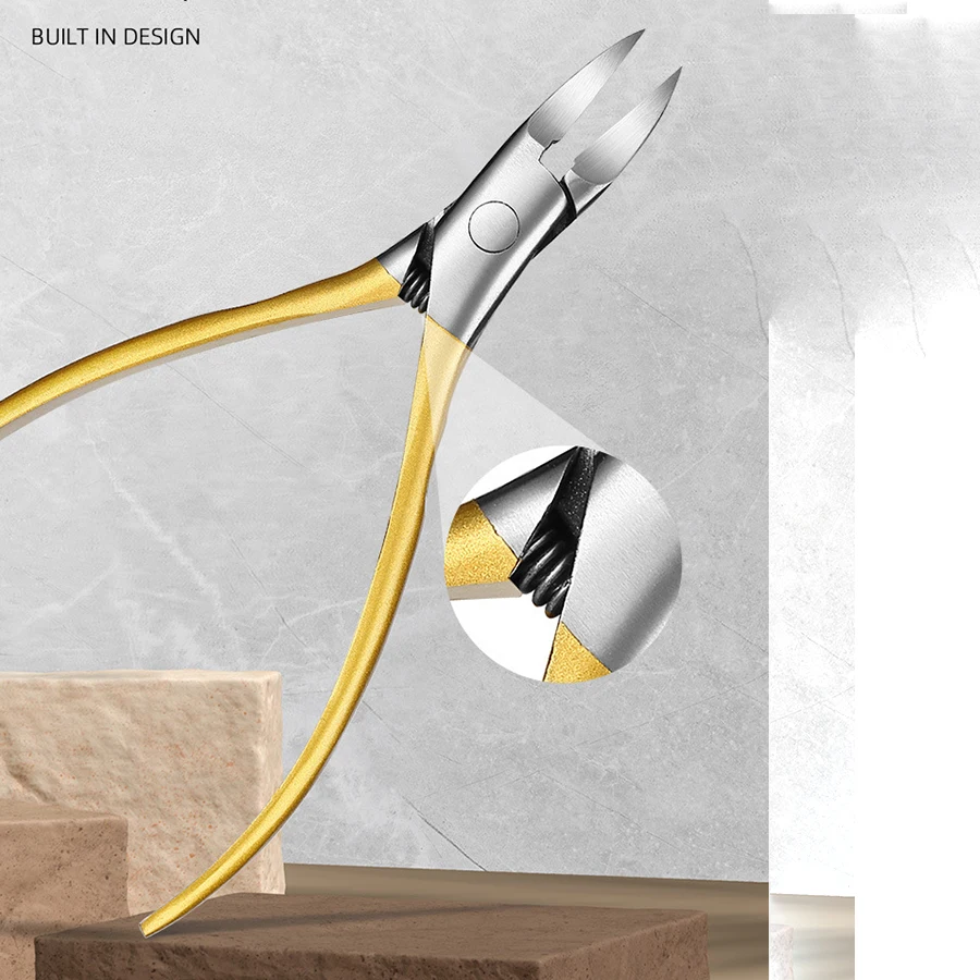 1 Stück Nagelhautschneider, professionelle Maniküre- und Pediküre-Nagelhautentferner-Werkzeuge, Nagelhautschneider aus Edelstahl