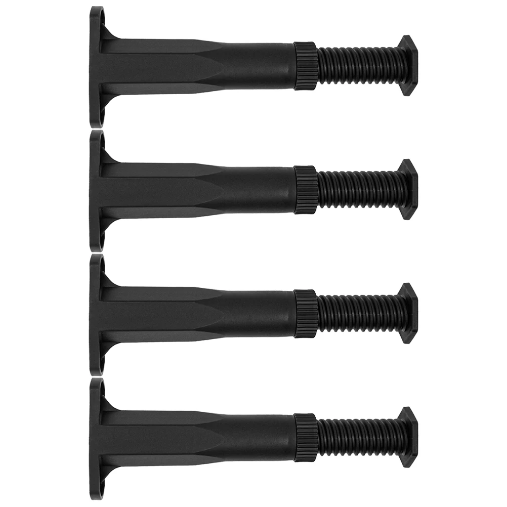 

4 pcs Adjustable Bed Frame Legs Replacement Sturdy Support Center Leg Reinforcement Heavy Duty Bed Support Feet for Farmhouse