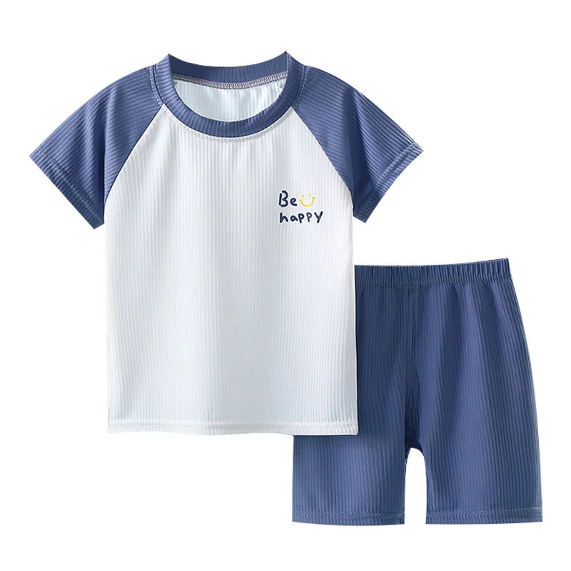 Summer Kid Clothes Set Baby Girl Boy Suits Toddler T Shirt and Shorts Children Clothing Casual Outfit Homewear Pajama Sleep