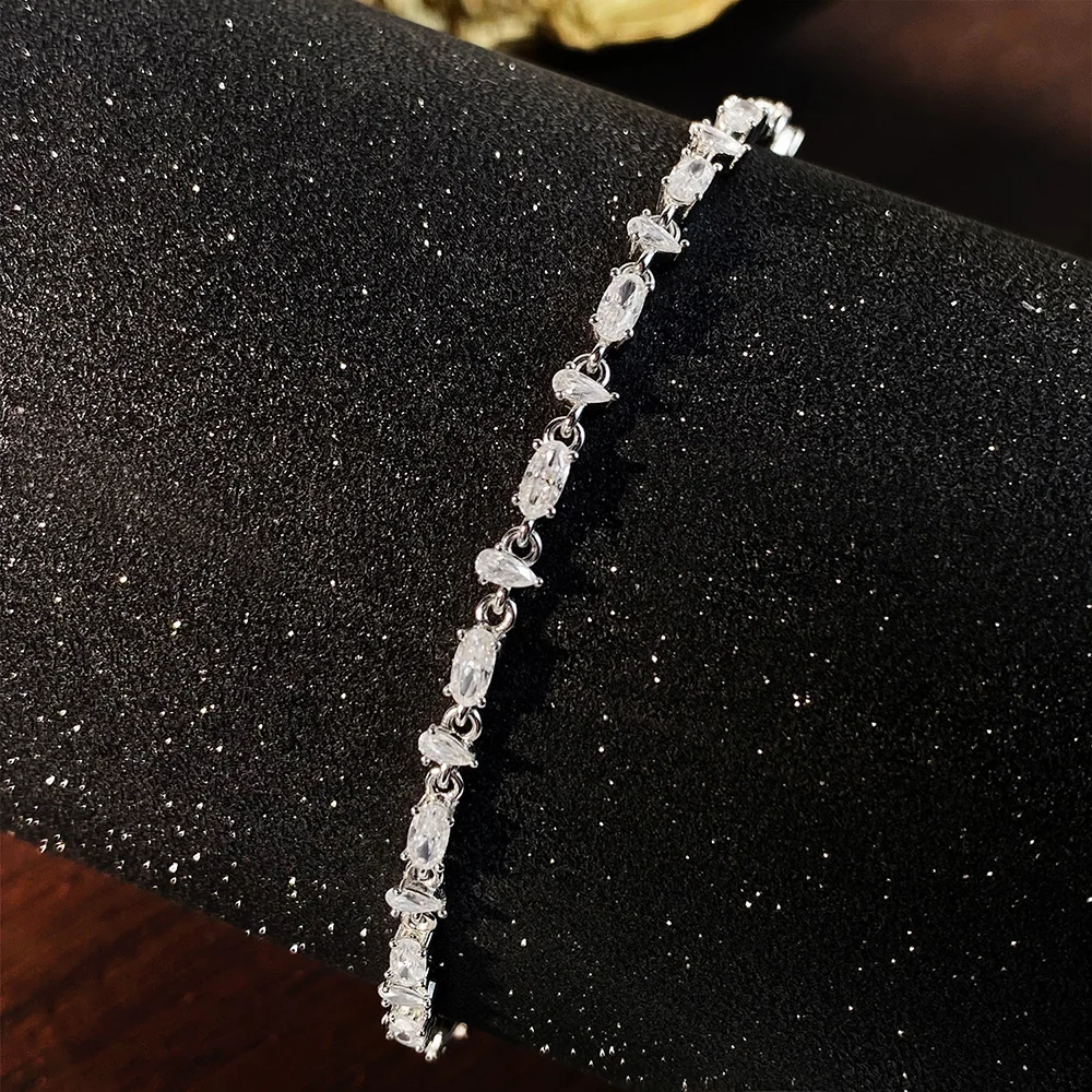 Thumbnail 4 - #28 Cheap Moissanite Tennis Bracelets Worth Buying