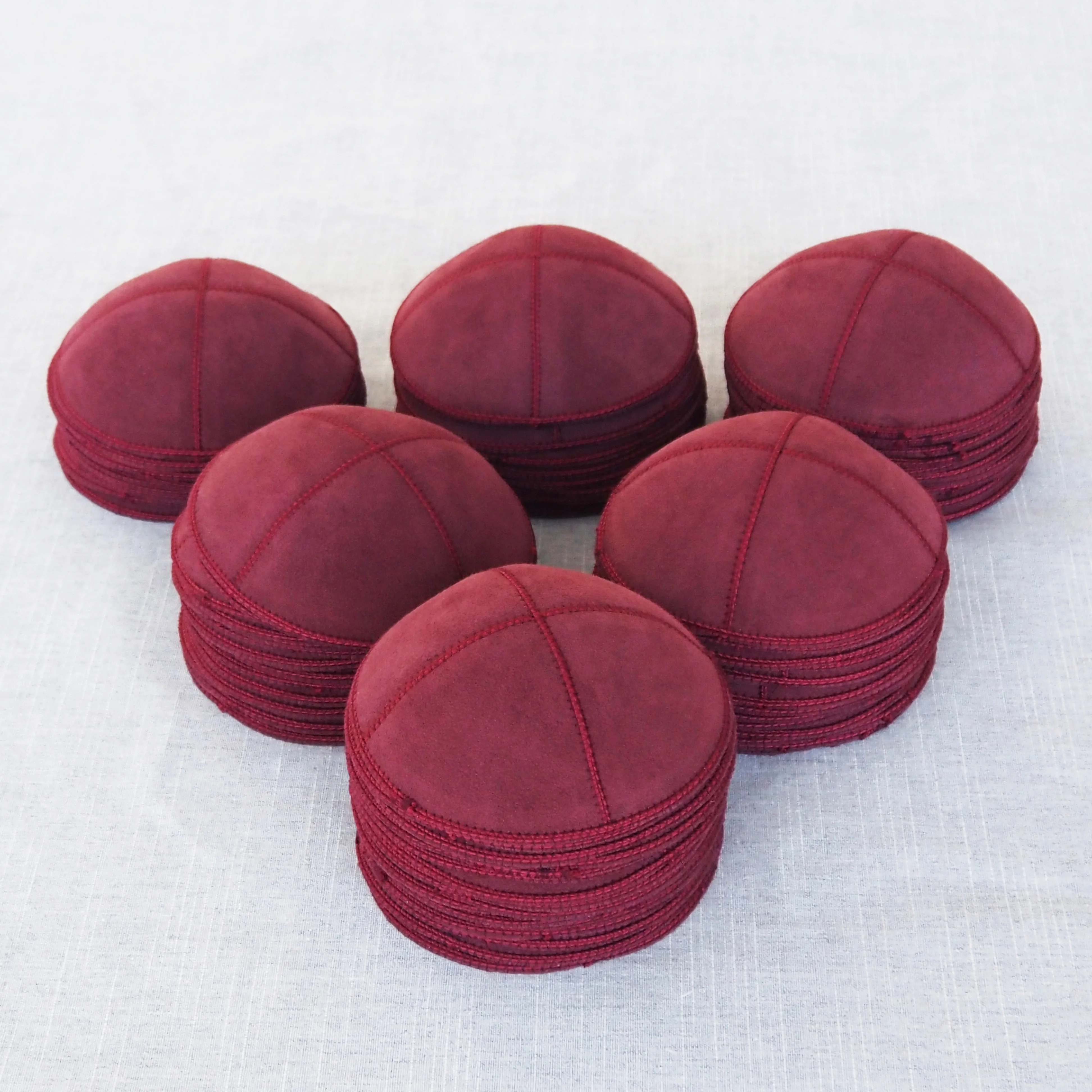 Cowhide Kippah, Custom Embroidered Jewish Yarmulke, Hat for Bar Mitzvah & Wedding