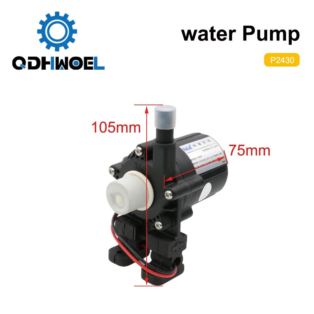 QDHWOEL مضخة مياه P2430 P2450 P24100 للمبرد الصناعي S&A CW-3000 AG(DG) CW-5000 AH(DH) CW-5200 AI(DI)