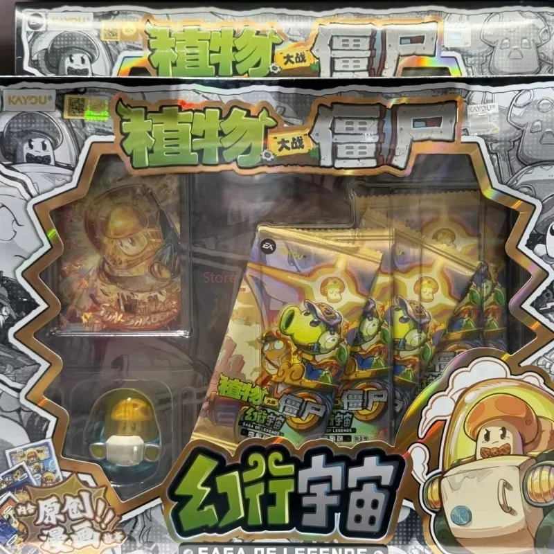 

Новая распродажа, оригинальные карточки Kayou Plants Vs Zombies, набор с иллюзией Вселенной, издание Sun-Shroom, коллекционная открытка, подарочная коробка на день рождения