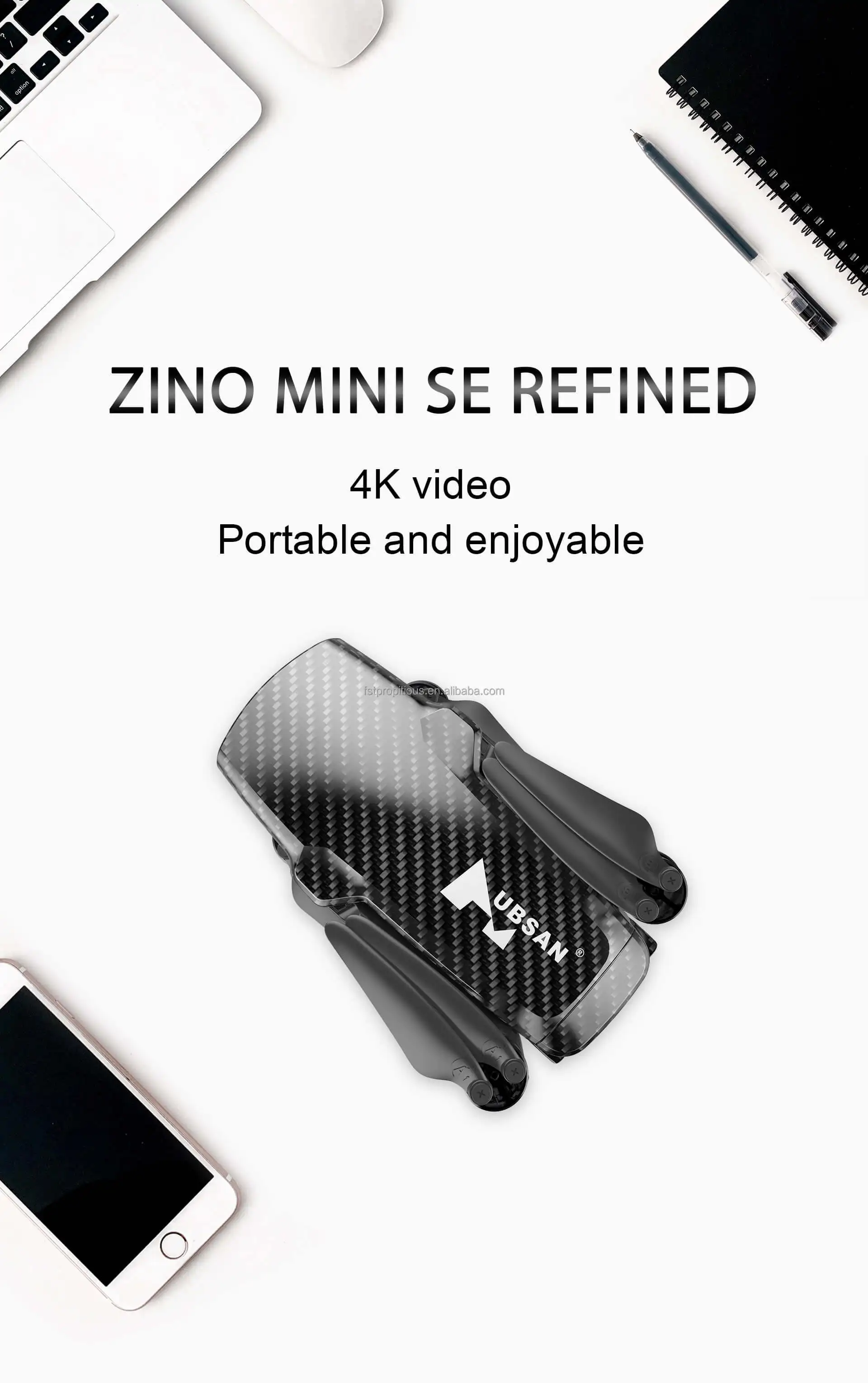 Hubsan ZINO MINI SE R Refined Combo Drone GPS 5G FPV WiFi 10KM Drone 4K 30FPS 3-Axis Gimbal 45mins Brushless Foldable Drone