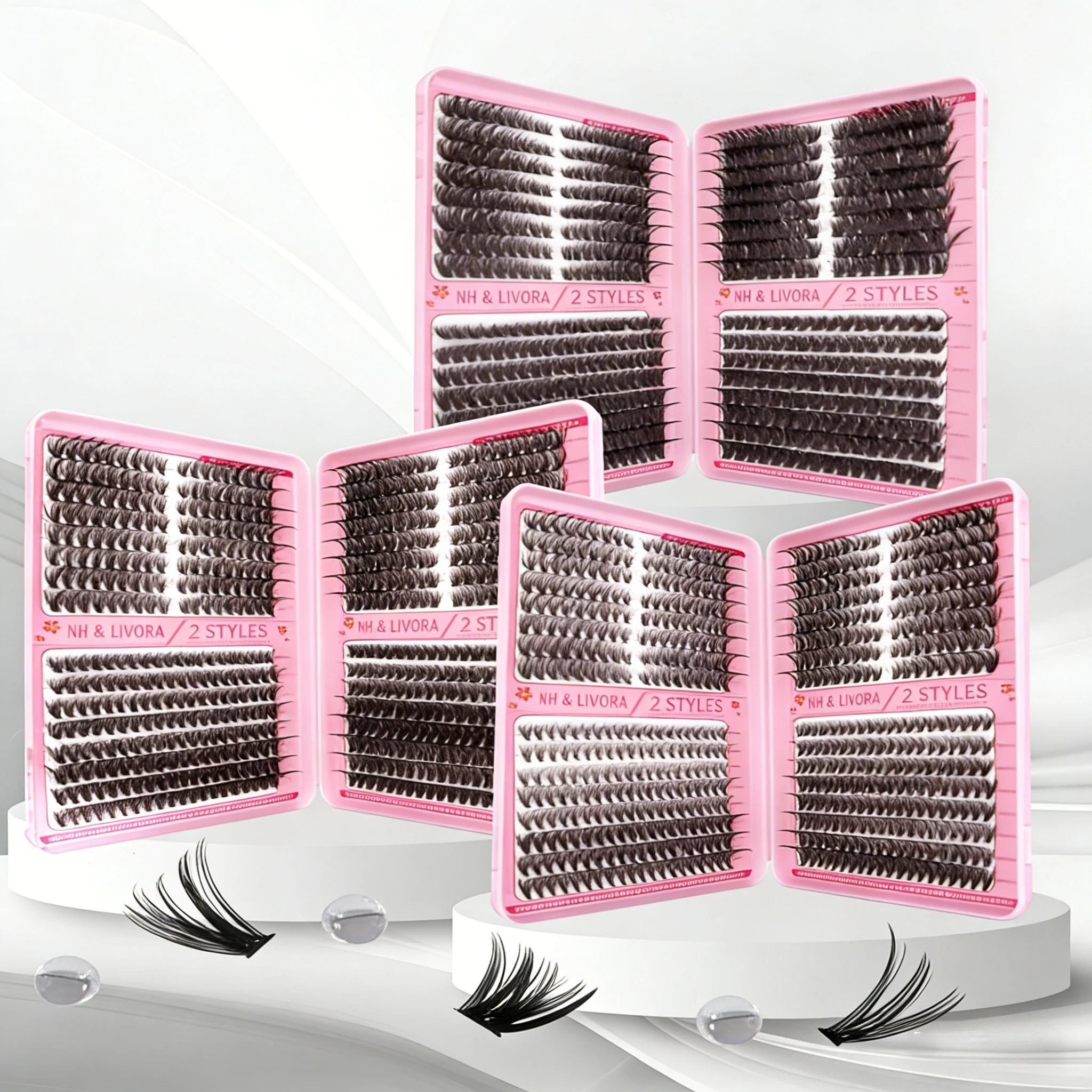 

30A30D-100A/100D combination set, single false eyelash, clustered eyelash extension, DIY home beauty eyelash makeup patch