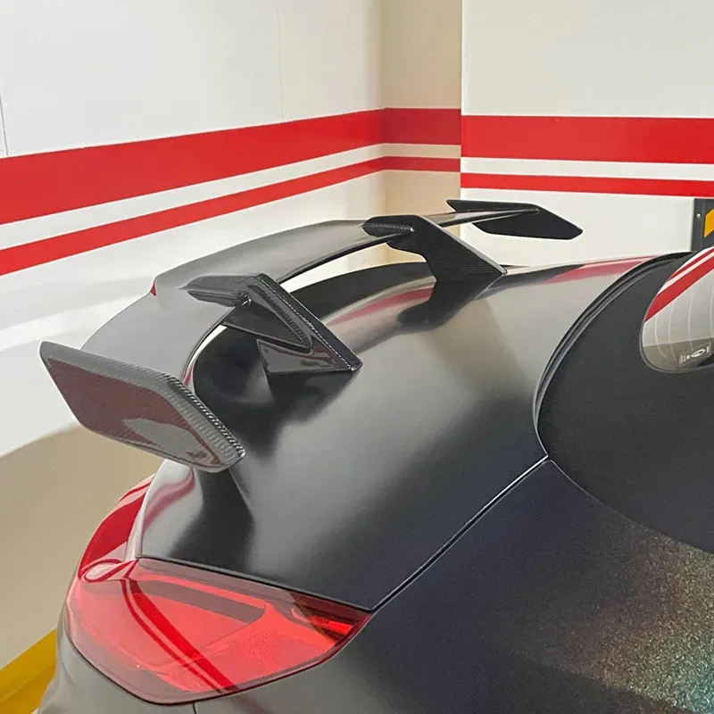 

Car Universal Tail Wings Trunk Rear Spoiler Racing Wing Carbon Black Abs GT-Style Automobile Modified Trim Kit 11