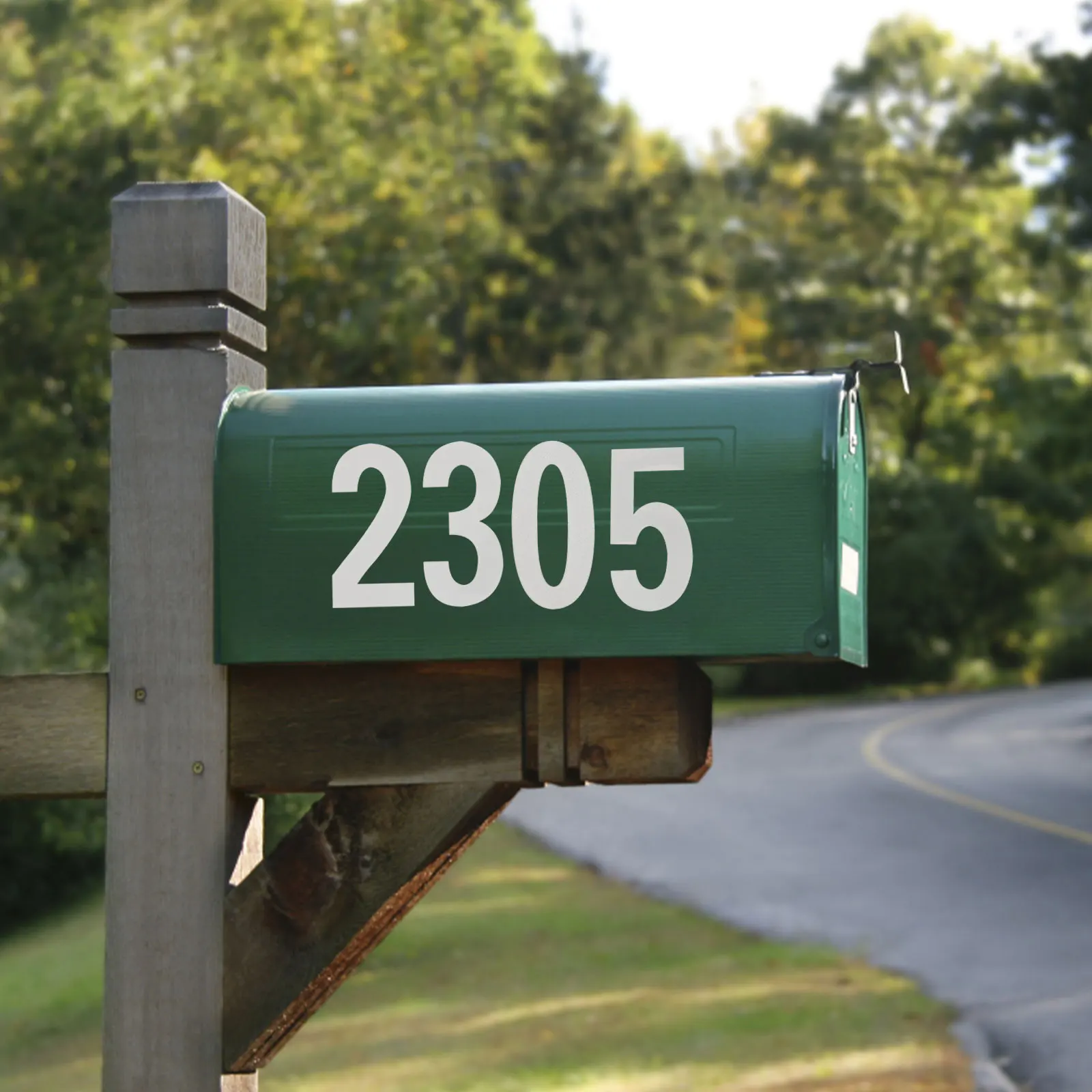 

Reflective Mailbox Numbers Self-Adhesive Stickers Weatherproof Decals For Outdoor Indoor Use Smooth Surfaces Stick On