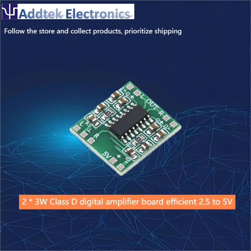 PAM8403 1pcs/5pcs/10pcs Audio Speaker Sound Amplifier Board Module 2 * 3W Class D digital amplifier board DC2.5-5.5V PAM8403