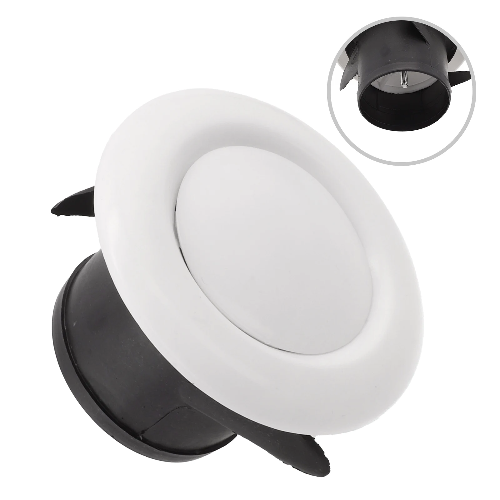 

1pc 75/100mm Exhaust Hood Air-Vent Extract Valve Grille Round-Diffuser Ducting Ventilation Cover For Indoor-Exhausting