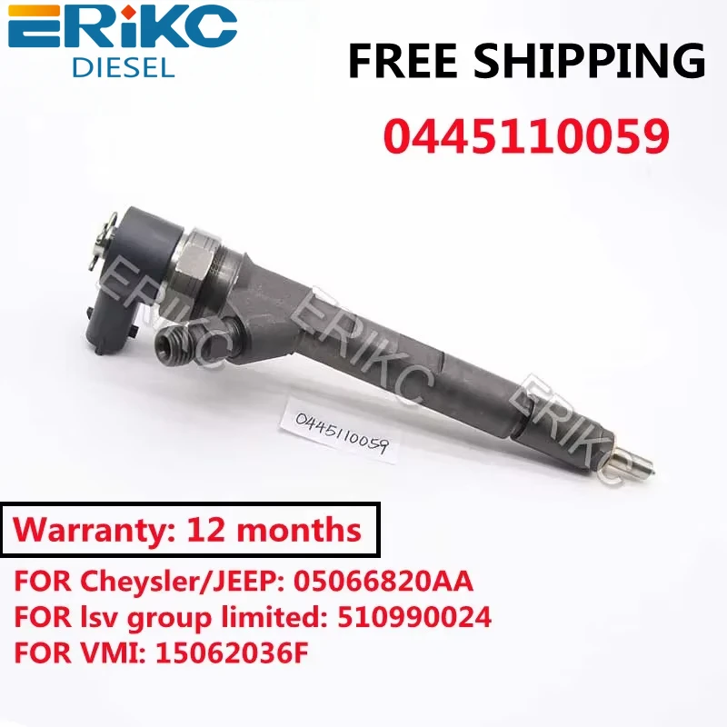 

0445110059 0 445 110 059 0986435149 Injectors for Cheysler JEEP: 05066820AA CHRYSLER VOYAGER 2.5/2.8 CRD