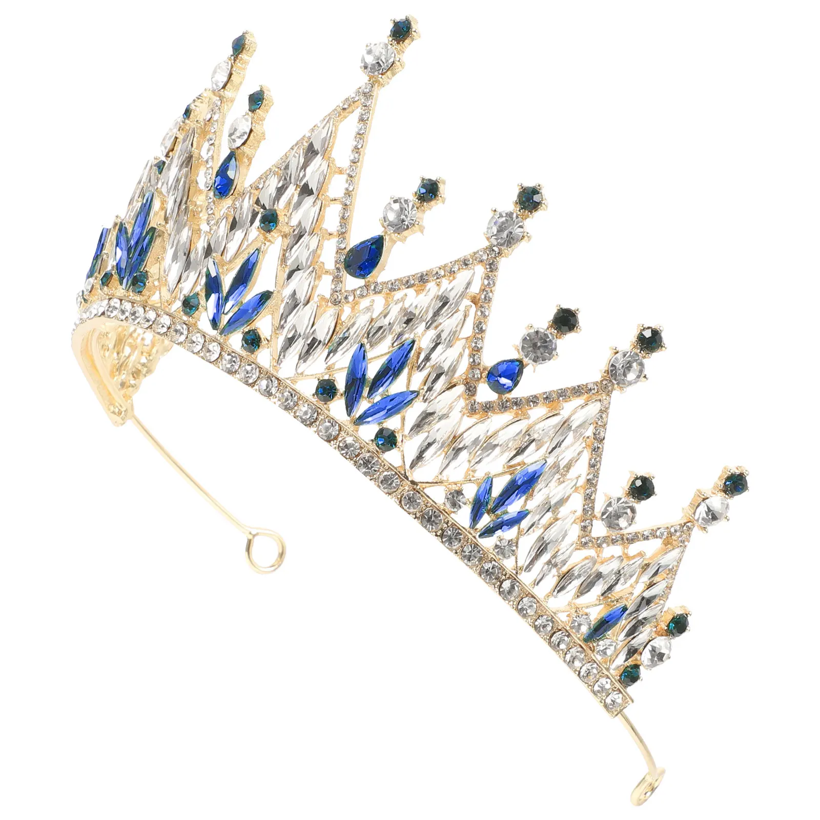 

Alloy Crystal Tiara Crown for Women Bridal Hair Accessories Wedding Headpiece Rhinestone Tiaras Banquets Headdress