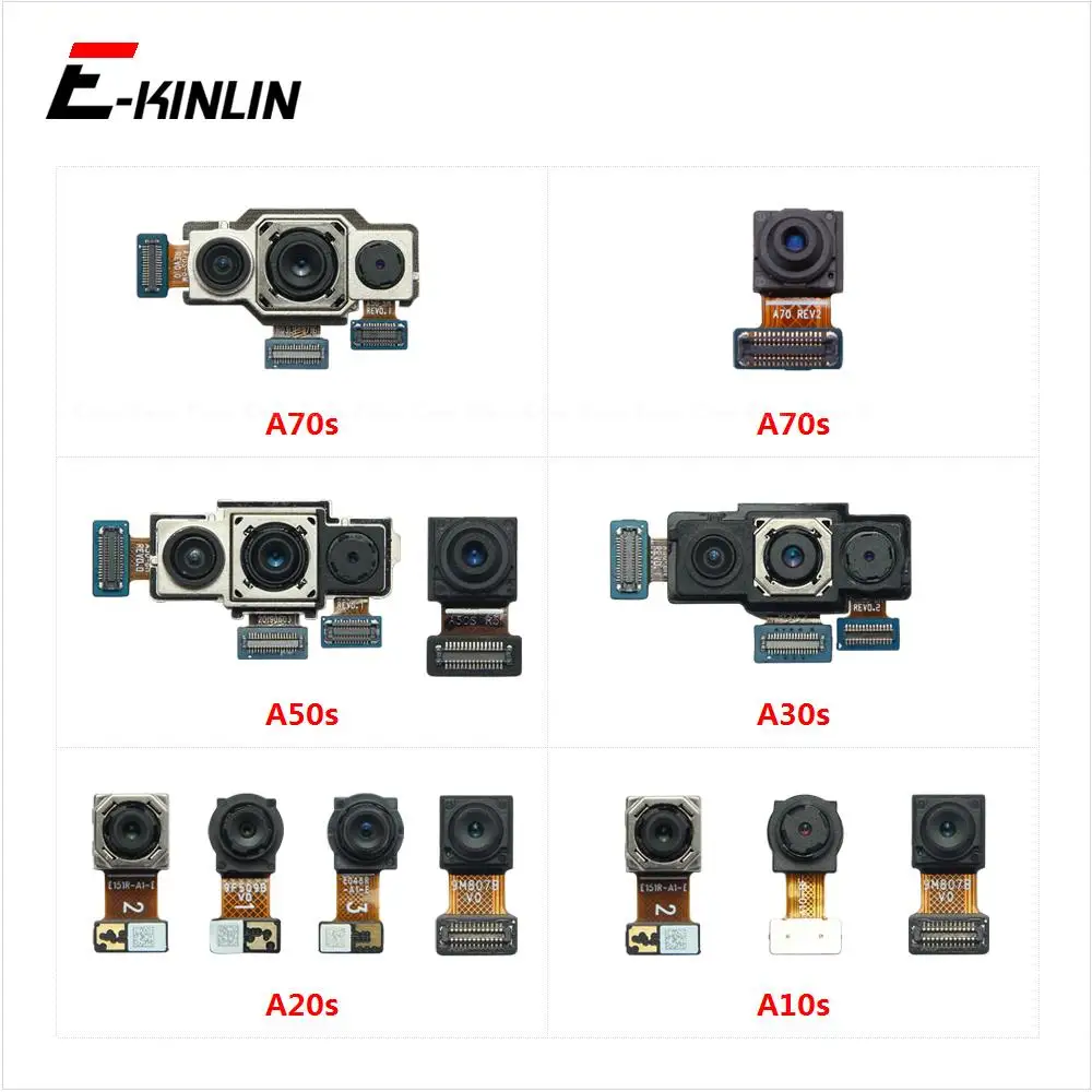 Front Facing Selfie Back Main Telephoto Macro Depth Ultrawide Camera For Samsung Galaxy A10s A20s A30s A50s A70s Flex Cable