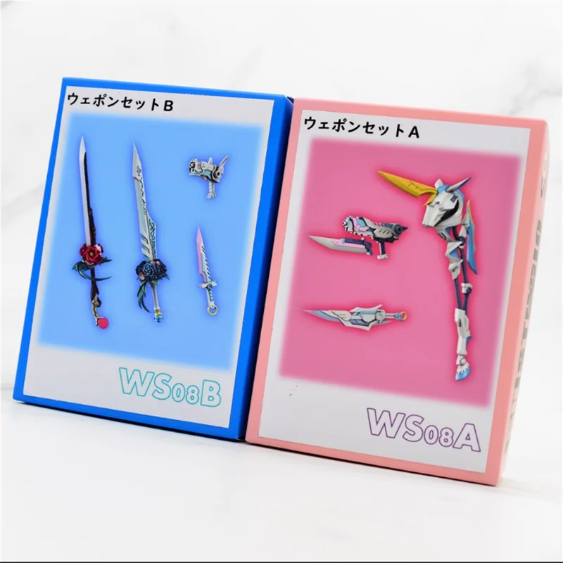 

SH STUDIO WS08A WS08B 1/12 Soldier Goddess Device Accessories Package Knife Resin GK Modified Parts Model In Stock