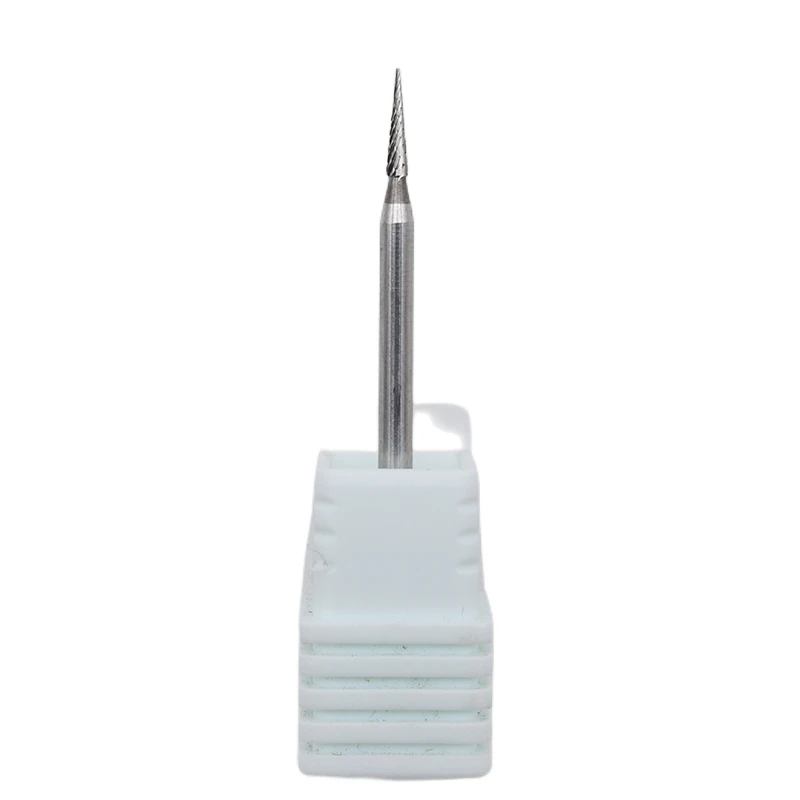 New Tungsten Carbide Nail Drill Bit 3/32" Rotary Burr Bits For Manicure Nail Drill Accessories Milling Tools-H01603S