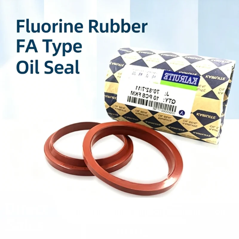 1/2pcs ID 18-200mm Fluorine Rubber Oil Sealing Ring YXJ/FA Type Straw Hat Sealing Ring Dust-proof Gasket For Shaft