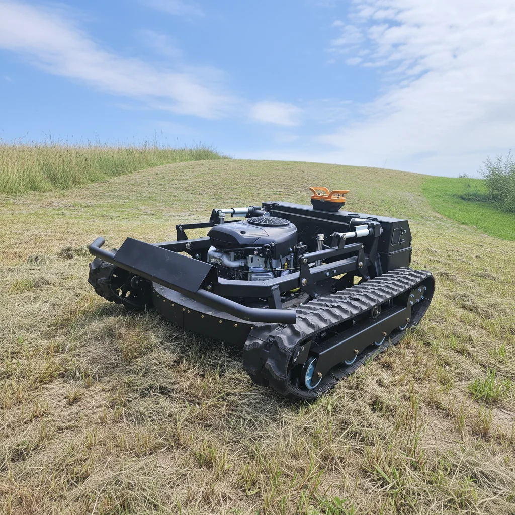 

Customize Durable Crawler Lawn Mower 90cm Grass Cutting Machine