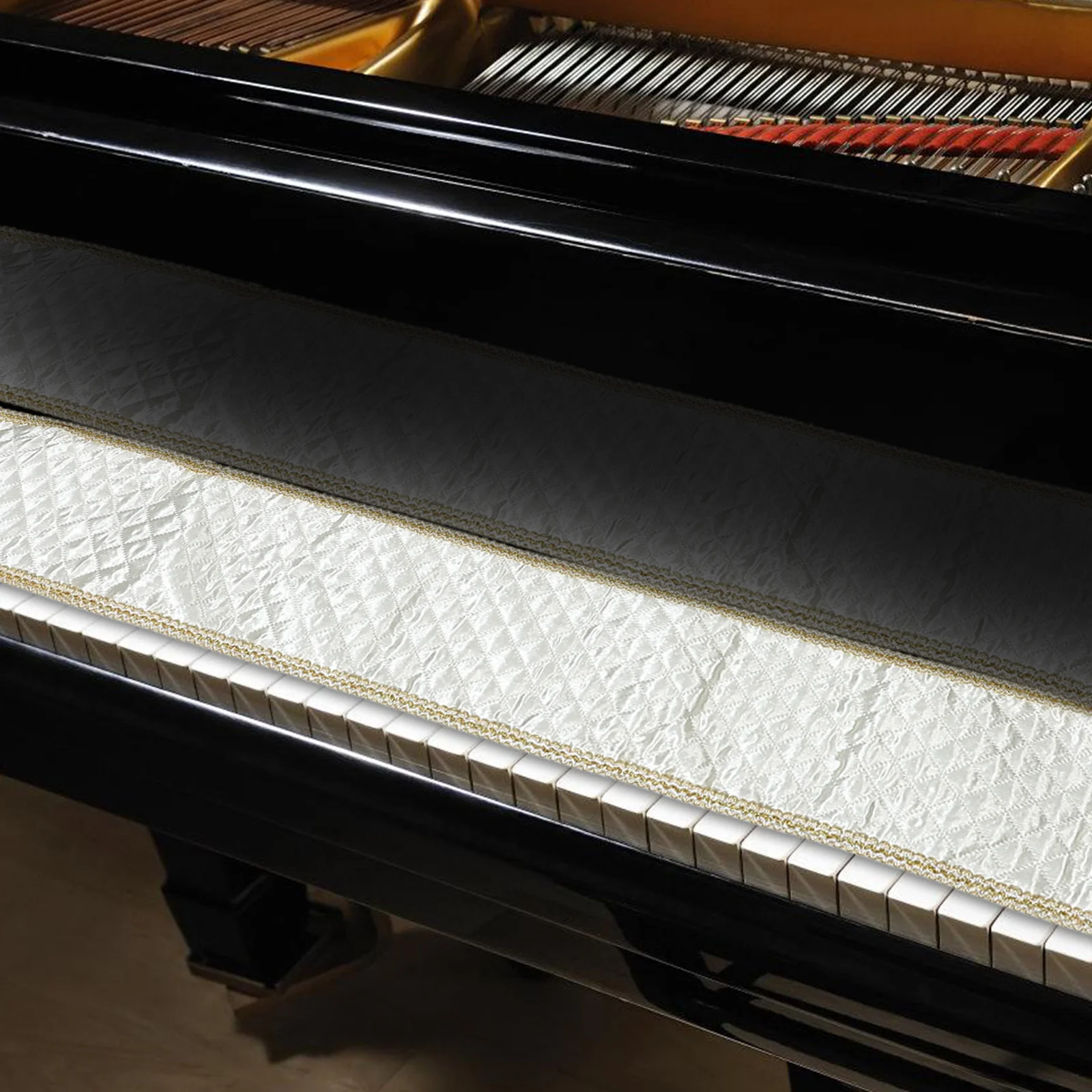 

Piano Keyboard Cover High Quality Protector Anti Slip Washable Fabric Cover Electric Piano Keyboard Accessory