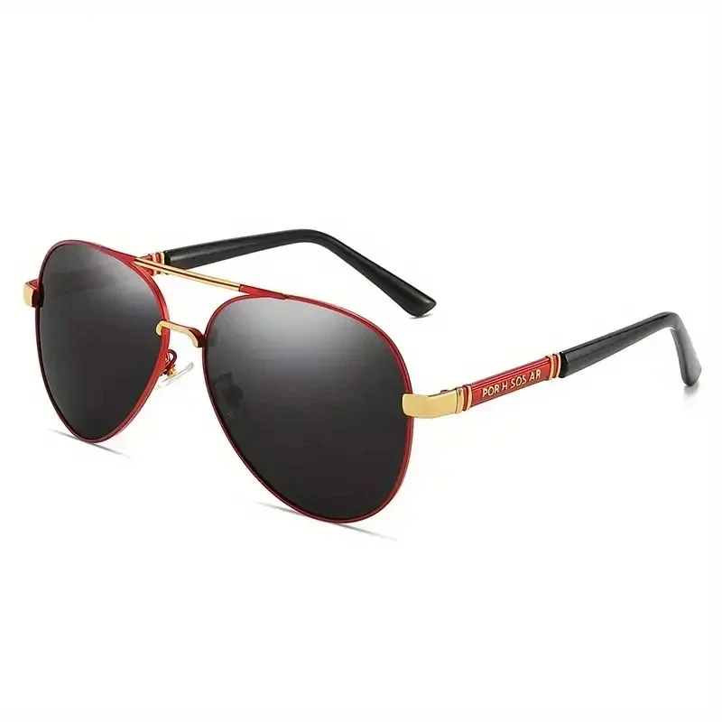 Polarized Sunglasses Men Metail Frame Quality Sun Glasses Brand Design Male Glasses Fishing Driving Goggles UV400 Toadsunglasses