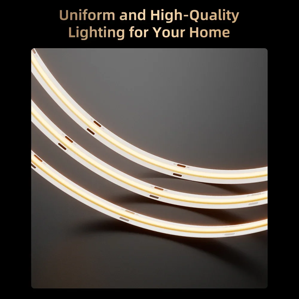 شريط إضاءة Aqara Smart COB T1 ضوء درجة حرارة أحادية اللون 10 متر يستخدم مع محرك شريط LED الذكي Aqara T1 #2
