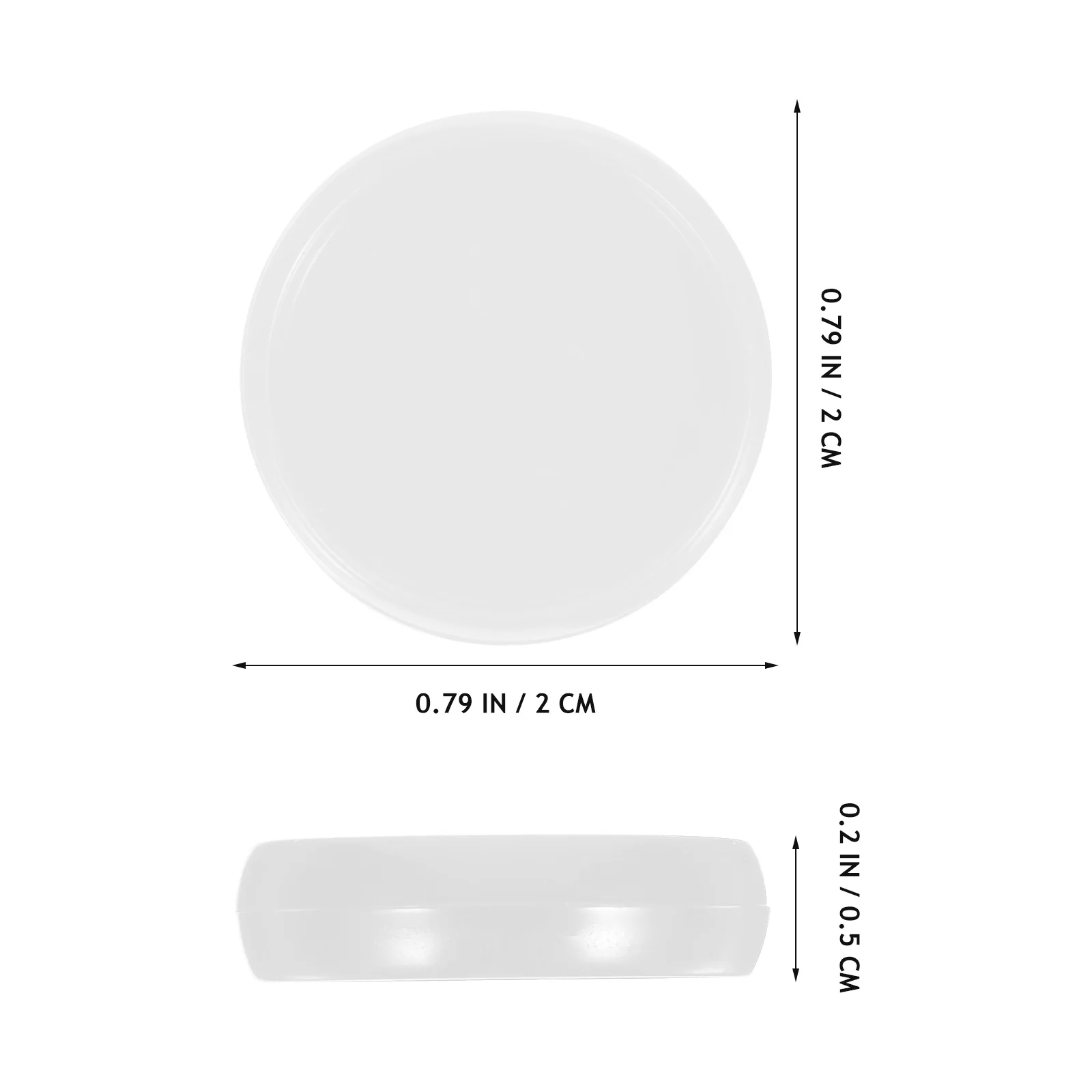 55Pcs Mushroom Snap Album Discs Premium Plastic Small Binding Discs for DIY Scrapbooking Organizing Planners Binder Rings