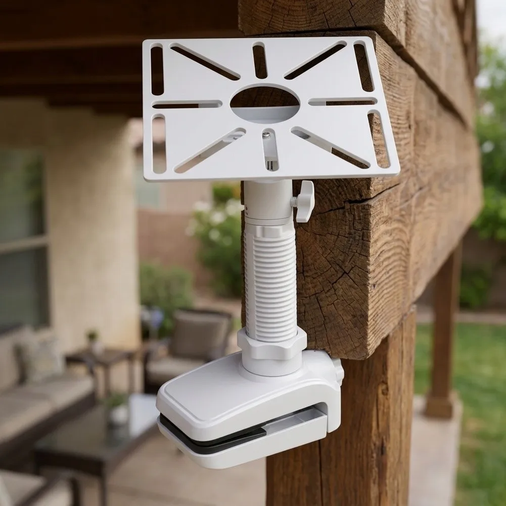 Camera Mount Bracket with Three Telescopic Length Options for Customized Installation Height in Diverse Locations