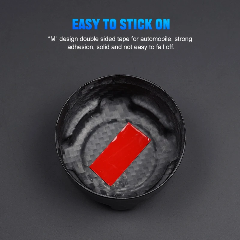 Dry Carbon Fiber Coolant Reservoir Cap For Fiat 500 Abarth 595 695 Trim Cover Radiator Cap Cover Exterior Decoration Accessory view 3