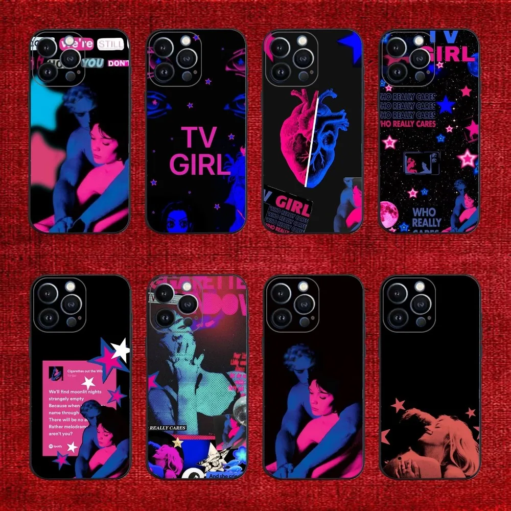 

TV Girl Album Phone Case For iPhone 16e,16,15,14,13,12,11,Pro,X,XS,Max,XR,Plus,Mini Soft Black Cover