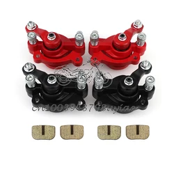 Front Rear Disc Brake Caliper Pads For 43cc 47cc 49cc Mini Moto Kids ATV Quad Minimoto Pit Dirt Pocket Bike Gas Scooter Parts