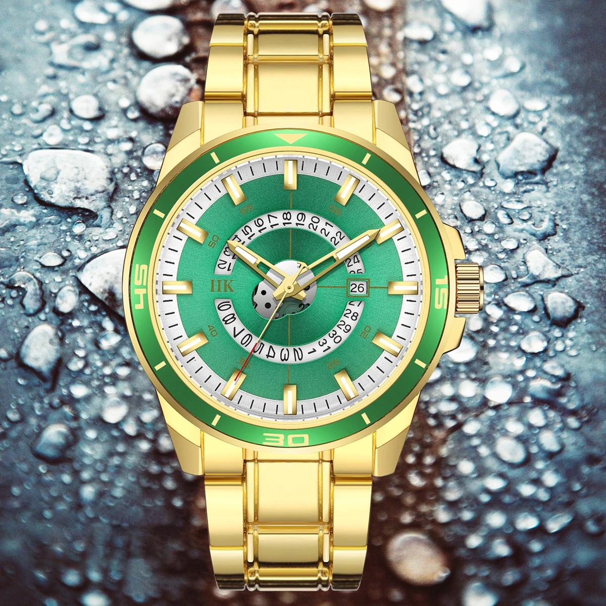 UTHAI CQ423 Fashionable and casual Men watch with large dial, luminous calendar, quartz watch, cool clock gift，watches for man